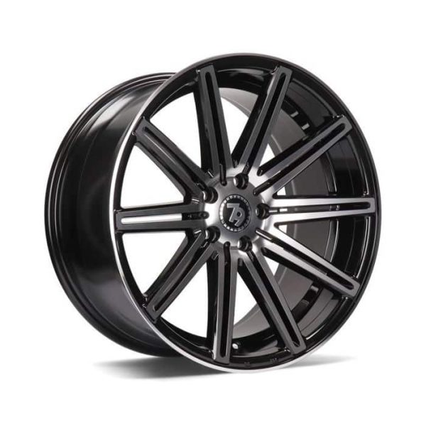 Seventy9 SV-M Black Polished Face alloy wheel