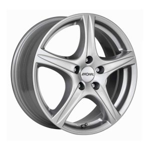 Ronal R56 Crystal Silver angle 1024 alloy wheel