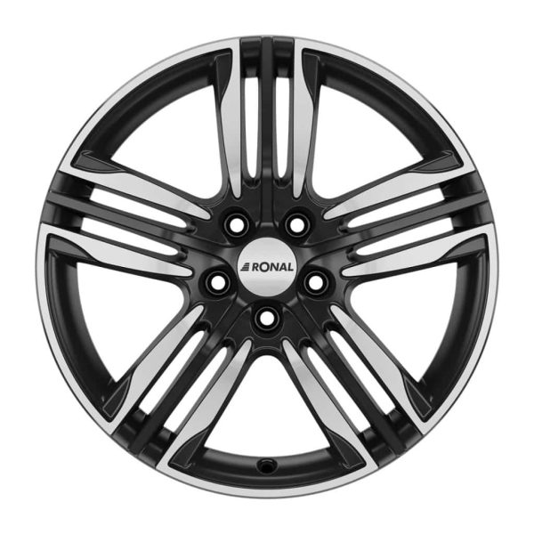 Ronal R58 Black Polished Face flat 1024 alloy wheel