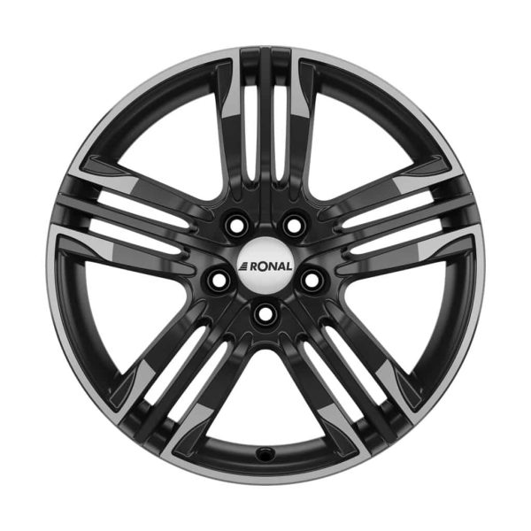 Ronal R58 Black Polished Rim flat 1024 alloy wheel
