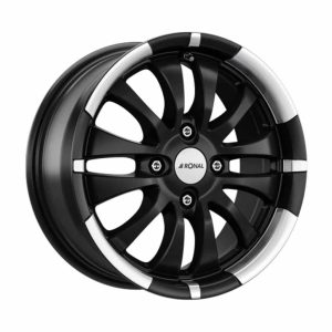 Ronal R59 Black Polished Rim 12 spoke angle 1024 alloy wheel