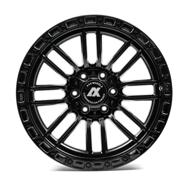 Axe AT5 Satin Black flat alloy wheel