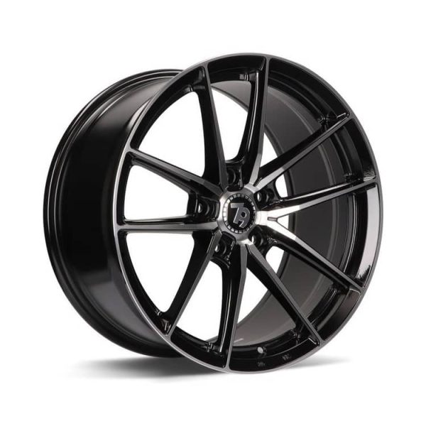 Seventy9 SCF-A Black Polished Face alloy wheel
