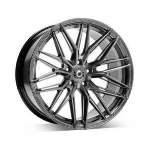 Wrath WF9 Hyper Black angle 1 alloy wheel