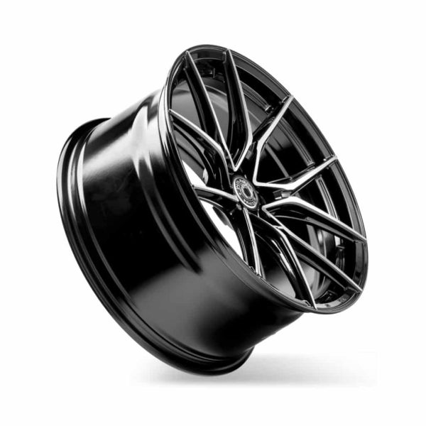 Wrath WFX Black Polished Face 3 alloy wheel