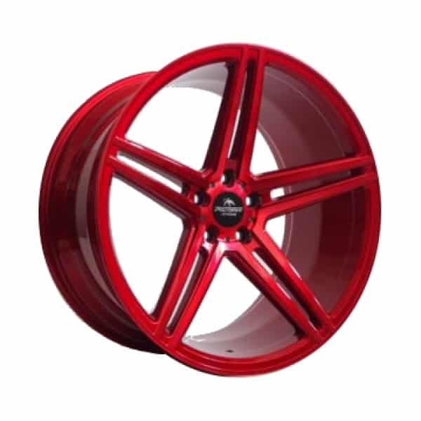 Forzza Bosan Candy Red 600 alloy wheel
