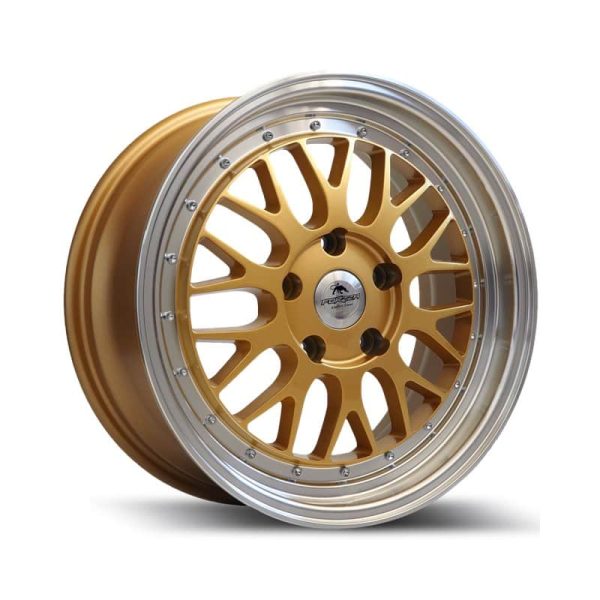 Forzza Spot Gold Machined Lip 800 alloy wheel