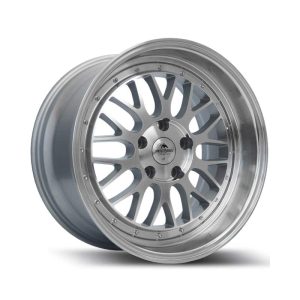 Forzza Spot Silver Machined Lip 800 alloy wheel