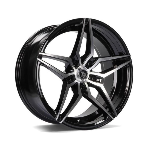 Seventy9 SV-A Black Polished Face alloy wheel