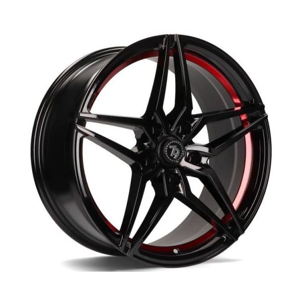 Seventy9 SV-A Black Red Barrel alloy wheel