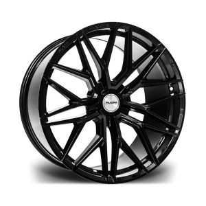 Riviera RF101 Gloss Black 1024 Angle alloy wheel