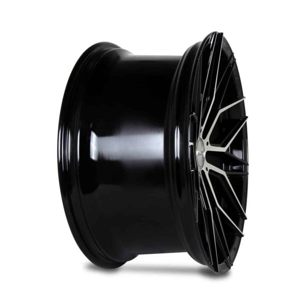 Riviera RF101 Gloss Black Polished Face 1024 Concave alloy wheel