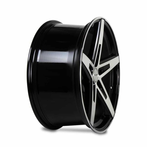 Riviera RF102 Black Polished Face 1024 Concave alloy wheel