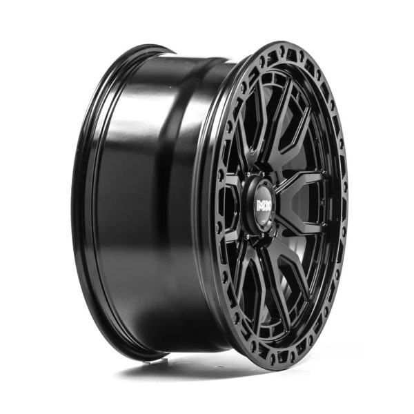 Lenso MX Matt Black Concave 1024 alloy wheel