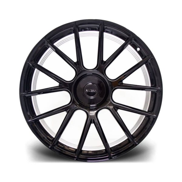 Riviera RF104 Gloss Black Flat 1024 alloy wheel