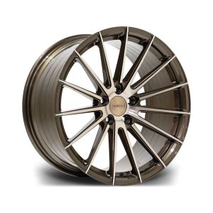 Riviera RF105 Bronze Double Dark Tint Angle 1024 alloy wheel