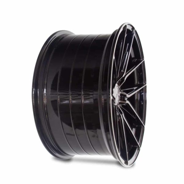 Riviera RF107 Black Polished Dark Tint Concave 1024 alloy wheel
