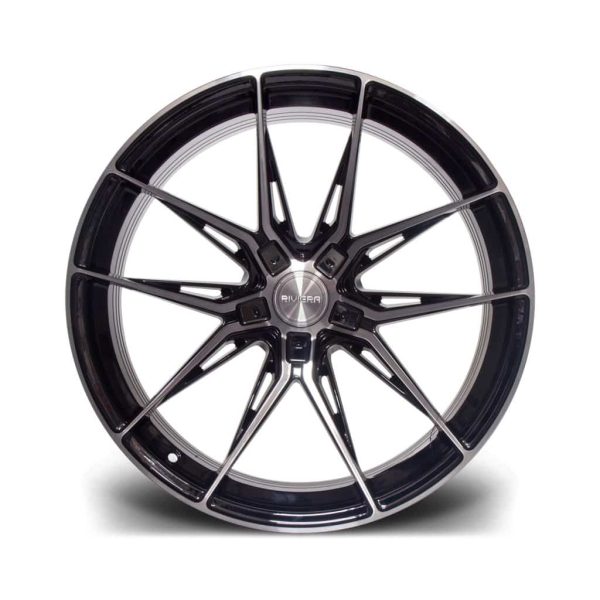 Riviera RF107 Black Polished Dark Tint Face 1024 alloy wheel