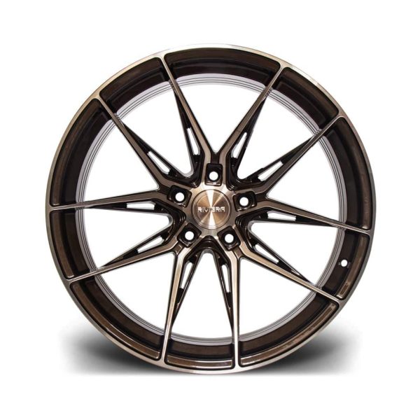 Riviera RF107 Bronze Double Dark Tint Flat 1024 alloy wheel