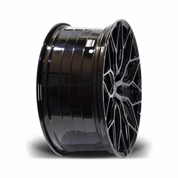 Riviera RF108 Black Polished Dark Tint Concave 1024 alloy wheel