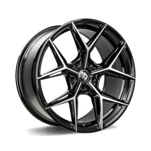 Seventy9 SCF-B Black Polished Face alloy wheel