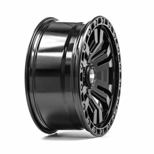 Lenso MX-B Matt Black Concave 1024 alloy wheel