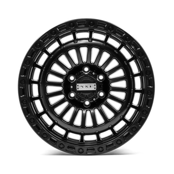 Axe AT7 Satin Black flat alloy wheel