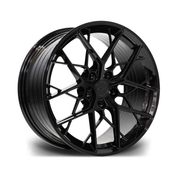 Riviera RF3 Gloss Black Angle 1024 alloy wheel