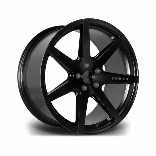 Riviera RV177 Matt Black Angle 1024 alloy wheel