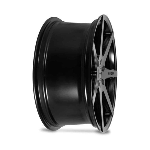 Riviera RV177 Matt Black Concave Front 1024 alloy wheel