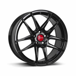 1Form Edition.4 Gloss Black Red Cap EDT.4 alloy wheel