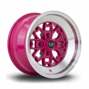 Rota Aleica Pink Polished Lip 1024 alloy wheel