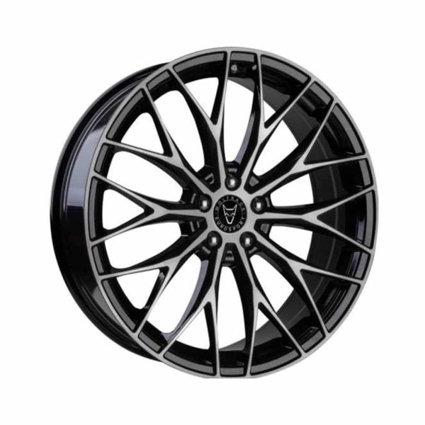 Wolfrace Eurosport Wolfsburg Gloss Black Polished Angle alloy wheel