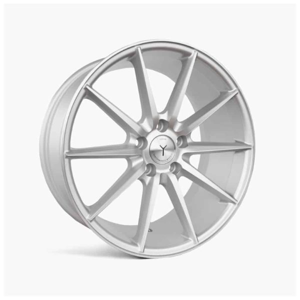 Yanar YNL21 Silver Machined Angle alloy wheel