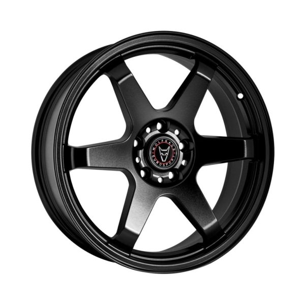 Wolfhart JDM Gloss Black Angle Old 1 alloy wheel