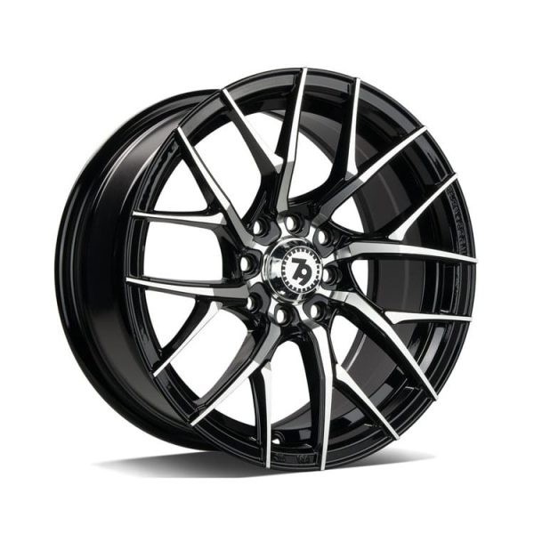 79Wheels SCF-G Black Polished Face alloy wheel