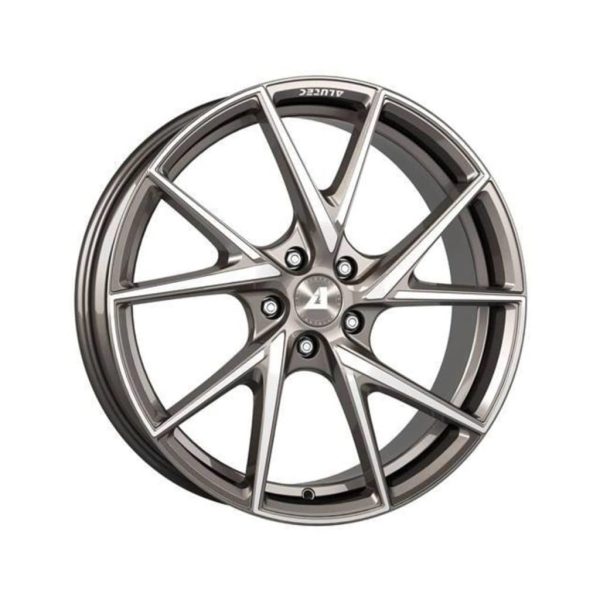 Alutec ADX.01 Metallic Platinum Polished angle alloy wheel