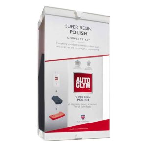 Autoglym Super Resin Polish Complete Kit Pack angled 1024
