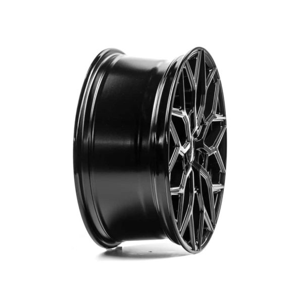 1AV ZX12 Transit Gloss Black angle 2 alloy wheel
