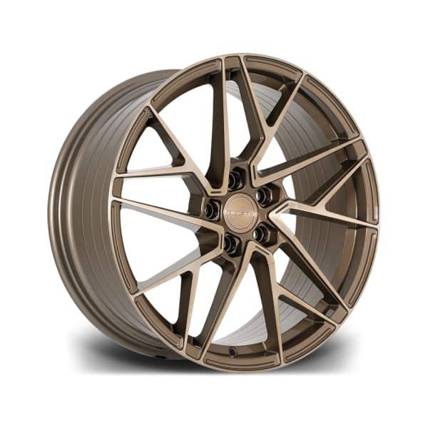 Riviera RF106 Bronze Double Dark Tint Angle 1 alloy wheel