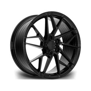 Riviera RF106 Gloss Black Angle alloy wheel
