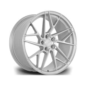 Riviera RF106 Silver Brushed Angle 1 alloy wheel