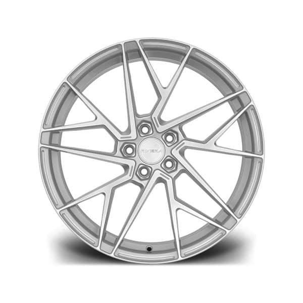 Riviera RF106 Silver Brushed flat alloy wheel