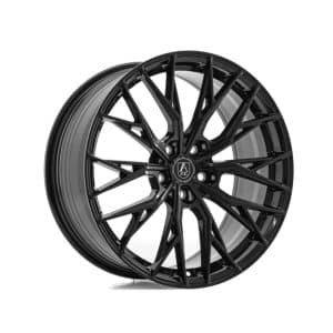 Axe EX42 Gloss Black angle 1 alloy wheel