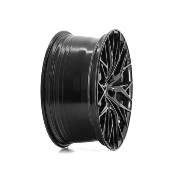 Axe EX42 Gloss Black angle 2 alloy wheel